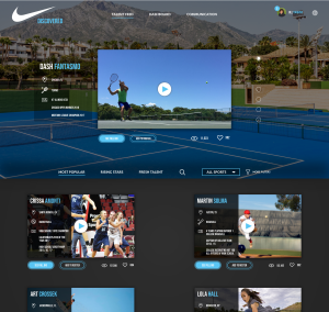 Talent Feed - Prototype B (selected version)